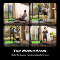Smart Home Gym, Multi-Functional Gym Machine for Full Body Strength Training, All-In-One Gym Equipment, Digital Weight System, Workout Station, Squat Rack, Gym Monster 2