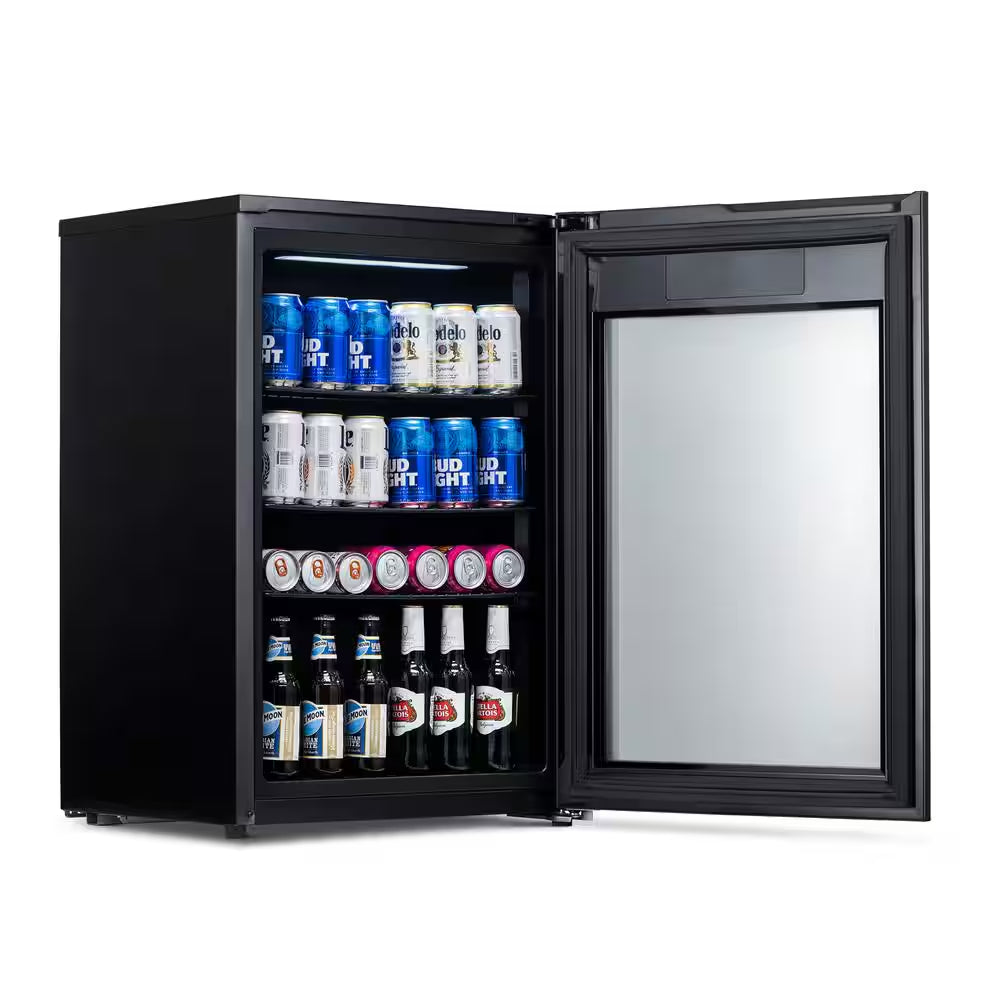 Beverage Froster 22 In. 125 (12 Oz.) Can Freestanding Cooler Beverage Fridge Chills down to 23° W/ Party and Turbo Mode