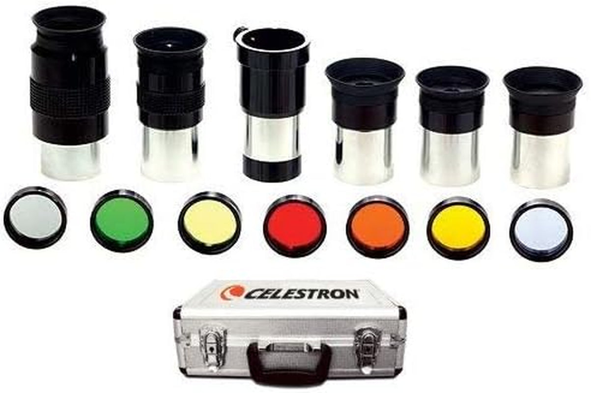 Celestron Nexstar Evolution 9.25 Inch Sct Telescope plus Accessory Bundle | 2350Mm F/10, Integrated WI-FI, Rechargeable LIFEPO4 Battery, Includes Eyepieces and Diagonal