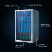 3.1 Cu. Ft. 17.5 In. 117-Can Free-Standing Beverage Cooler — How It Works