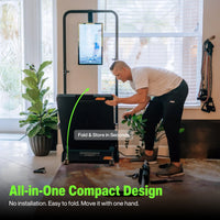 AI Smart Home Gym, All-In-One Digital Weight Workout Machine for Squat, Strength, Cardio, HIIT