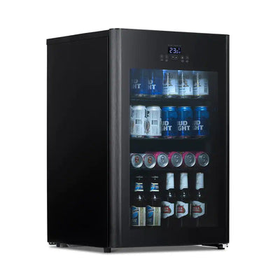 Beverage Froster 22 In. 125 (12 Oz.) Can Freestanding Cooler Beverage Fridge Chills down to 23° W/ Party and Turbo Mode