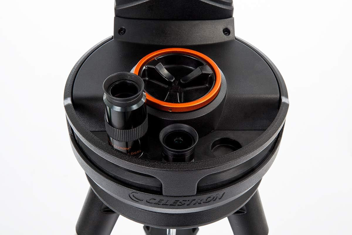 Celestron Nexstar Evolution 9.25 Inch Sct Telescope plus Accessory Bundle | 2350Mm F/10, Integrated WI-FI, Rechargeable LIFEPO4 Battery, Includes Eyepieces and Diagonal