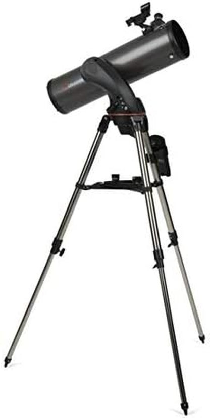 Celestron - Nexstar 130SLT Computerized Telescope - Compact and Portable - Newtonian Reflector Optical Design - Skyalign Technology - Computerized Hand Control - 130Mm Aperture Grey