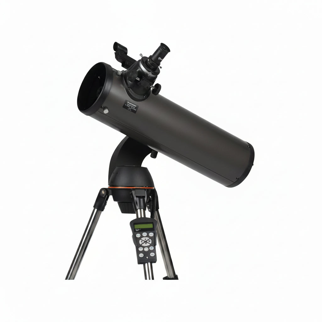 Celestron - Nexstar 130SLT Computerized Telescope - Compact and Portable - Newtonian Reflector Optical Design - Skyalign Technology - Computerized Hand Control - 130Mm Aperture Grey