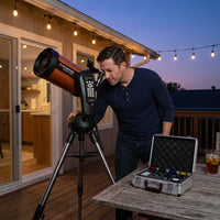 Nexstar 8SE Computerized Telescope and Eyepiece Accessory Bundle — Lifestyle
