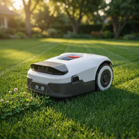 Robot Lawn Mower NO Wire - 0.9 Acre, Full Band Rtk+4-Eye Vision Robotic Lawnmower, Automatic Mapping, 30 Multi-Zone Management, Accurate Obstacle Avoidance, Intelligent Anti-Theft, APP Control — Studio Shot