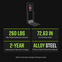 Smart Home Gym, Multi-Functional Gym Machine for Full Body Strength Training, All-In-One Gym Equipment, Digital Weight System, Workout Station, Squat Rack, Gym Monster 2 — Results & Stats