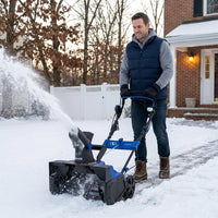 Ultra 15 Amp Electric Corded Snow Blower, 2 Blade Auger, 21 Inch Wide, SJ625E — Lifestyle